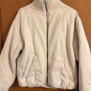 Zara Cream Puffer Jacket